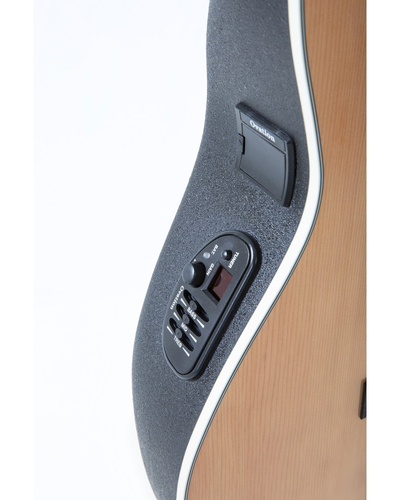Ovation E-akustická, klasická kytara Celebrity CS Standard Mid Cutaway Natur