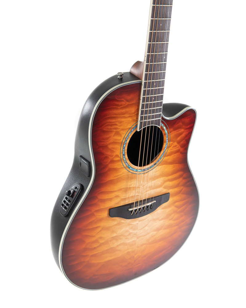 Ovation E – akustická kytara Celebrity Standard Plus Mid Cutaway Cognac Burst Gloss