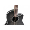 Ovation E – akustická kytara Celebrity Standard Plus Mid Cutaway Transparent Blackburst Flame