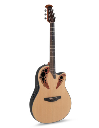 Ovation E – akustická kytara Celebrity Elite Mid Cutaway Natural