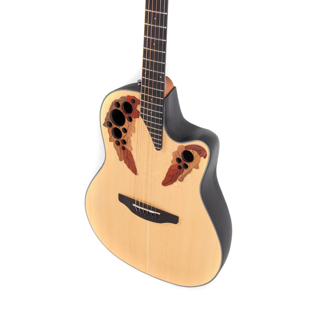 Ovation E – akustická kytara Celebrity Elite Mid Cutaway Natural