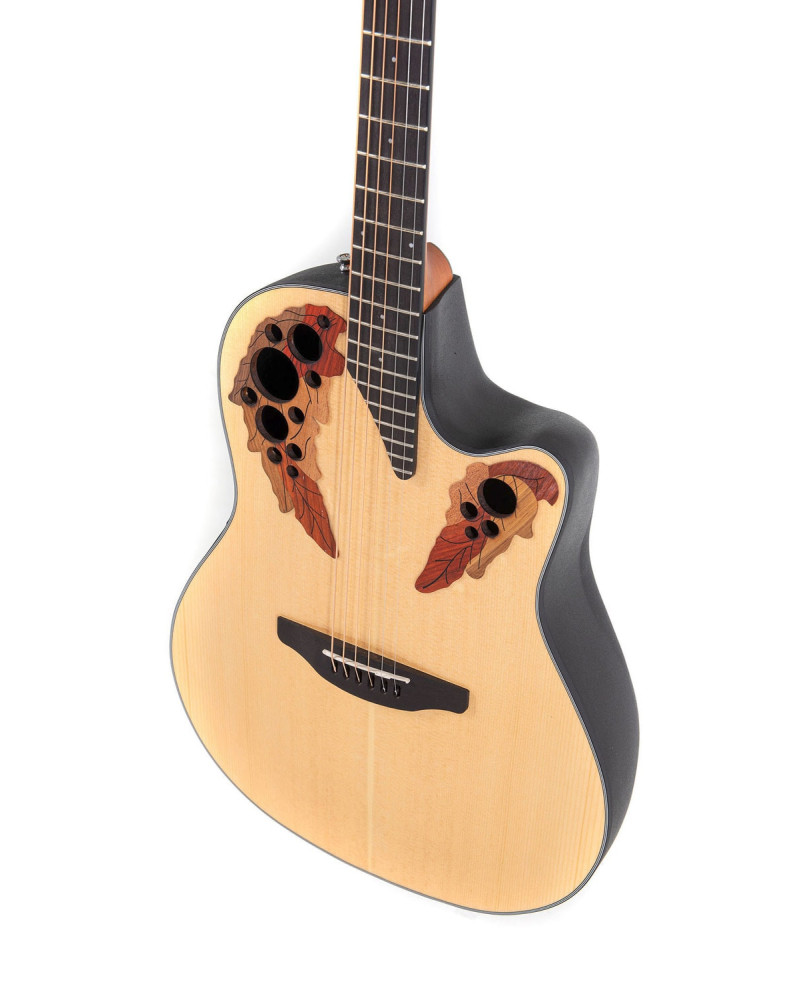 Ovation E – akustická kytara Celebrity Elite Mid Cutaway Natural
