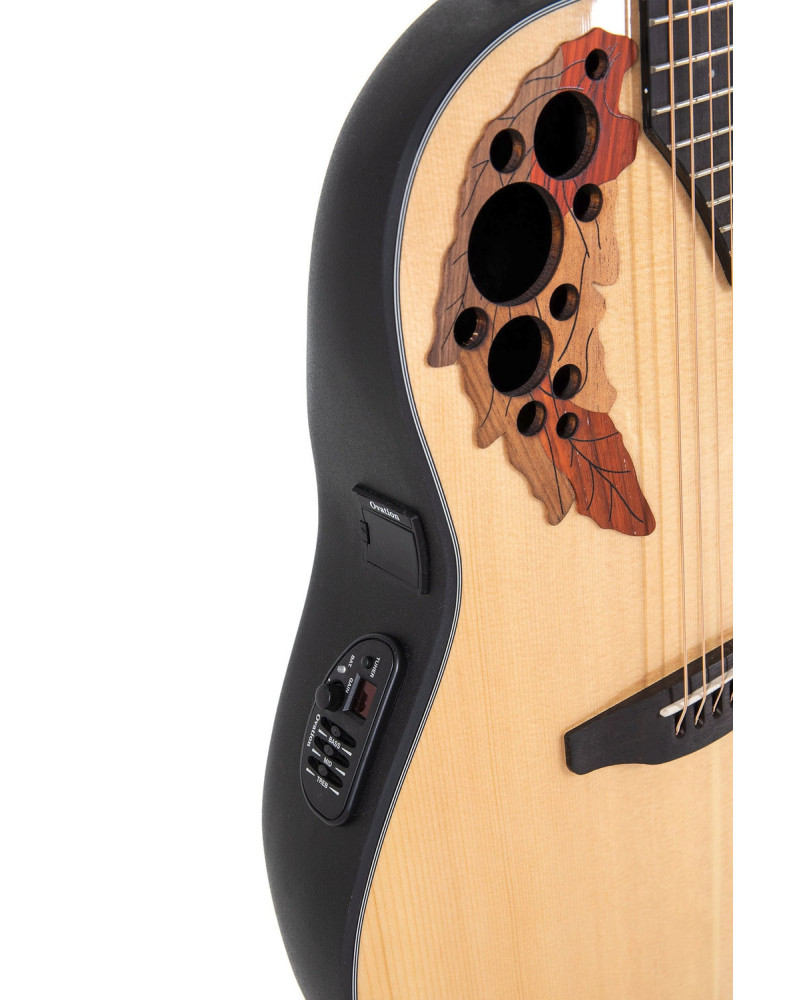 Ovation E – akustická kytara Celebrity Elite Mid Cutaway Natural