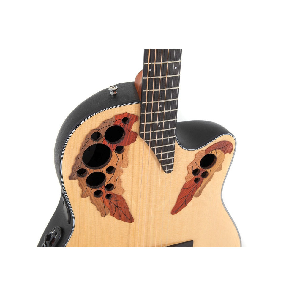 Ovation E – akustická kytara Celebrity Elite Mid Cutaway Natural