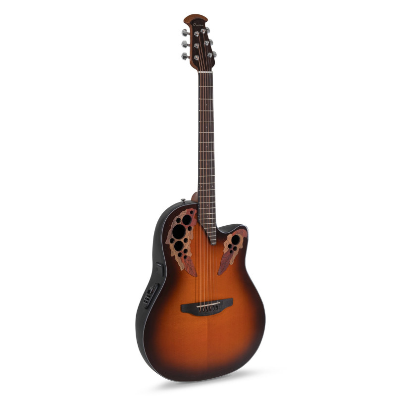 Ovation E – akustická kytara Celebrity Elite Mid Cutaway Sunburst