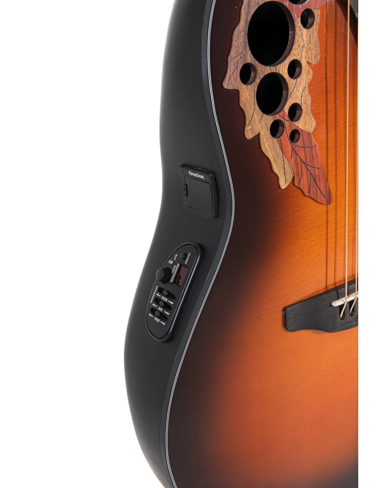 Ovation E – akustická kytara Celebrity Elite Mid Cutaway Sunburst