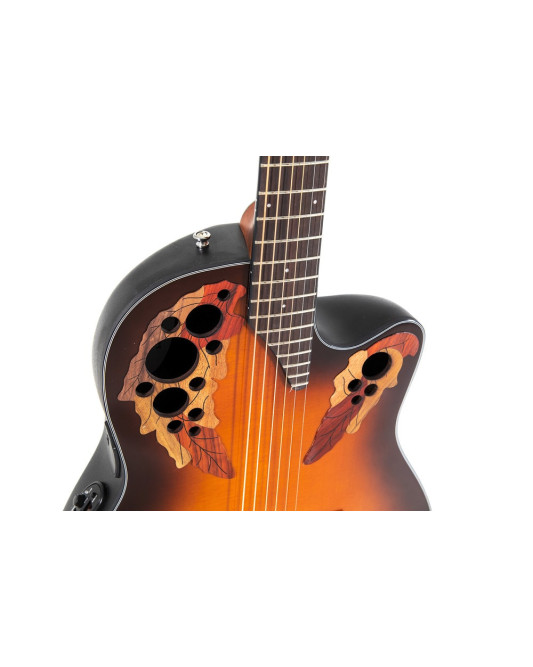 Ovation E – akustická kytara Celebrity Elite Mid Cutaway Sunburst