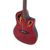 Ovation E – akustická kytara Celebrity Elite Mid Cutaway Ruby Red
