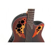 Ovation E – akustická kytara Celebrity Elite Mid Cutaway Reverse Red Burst