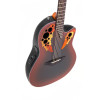 Ovation E – akustická kytara Celebrity Elite Mid Cutaway Reverse Red Burst