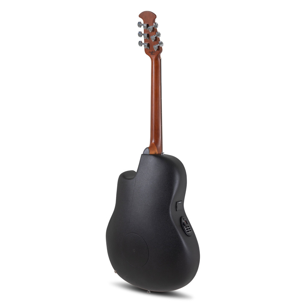 Ovation E – akustická kytara Celebrity Elite Mid Cutaway Reverse Red Burst