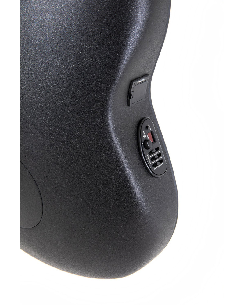 Ovation E – akustická kytara Celebrity Elite Mid Cutaway Reverse Red Burst