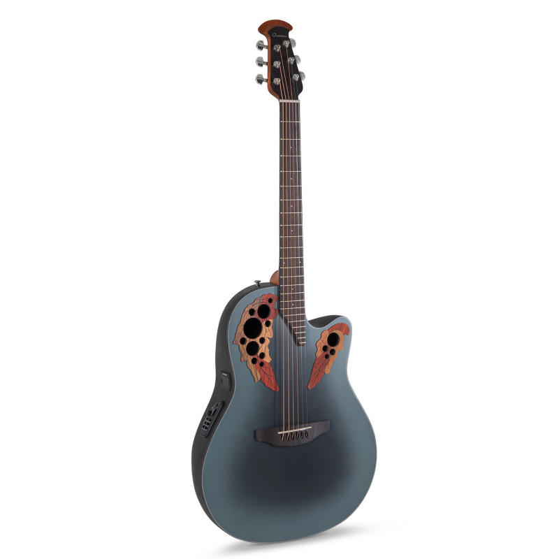 Ovation E – akustická kytara Celebrity Elite Mid Cutaway Reverse Blue Burst