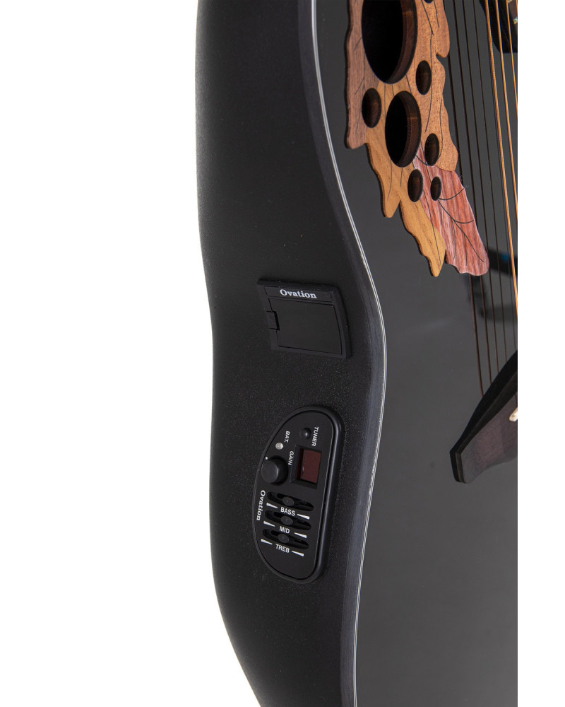 Ovation E – akustická kytara Celebrity Elite Mid Cutaway Černá
