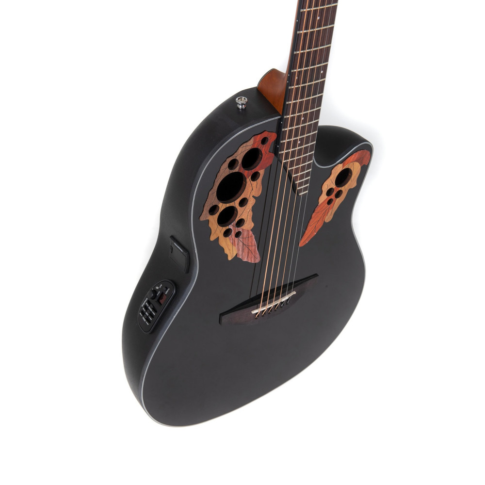 Ovation E – akustická kytara Celebrity Elite Mid Cutaway Černá