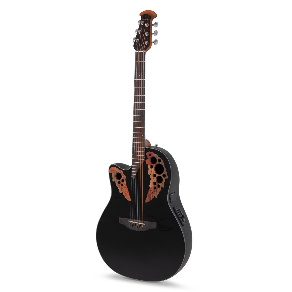 Ovation E – akustická kytara Celebrity Elite Mid Cutaway Černá