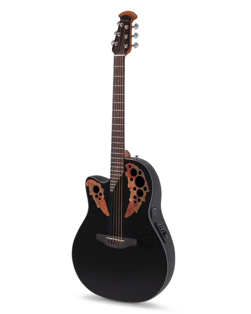 Ovation E – akustická kytara Celebrity Elite Mid Cutaway Černá