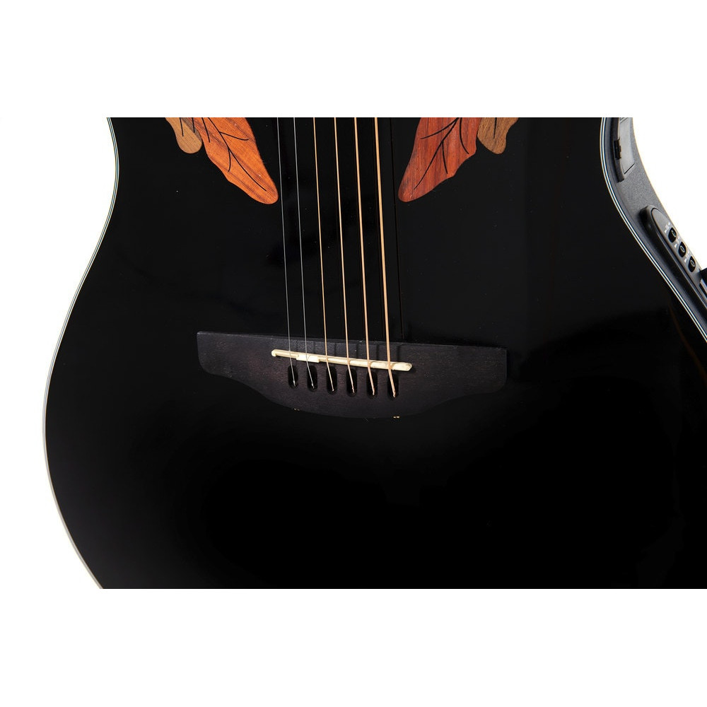 Ovation E – akustická kytara Celebrity Elite Mid Cutaway Černá