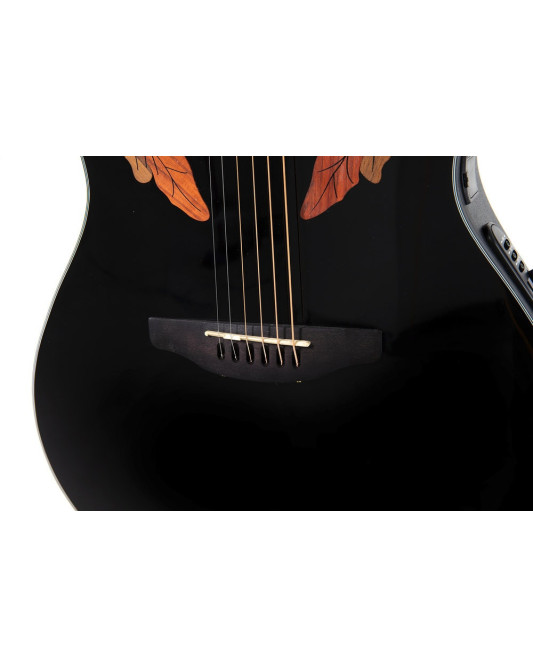 Ovation E – akustická kytara Celebrity Elite Mid Cutaway Černá