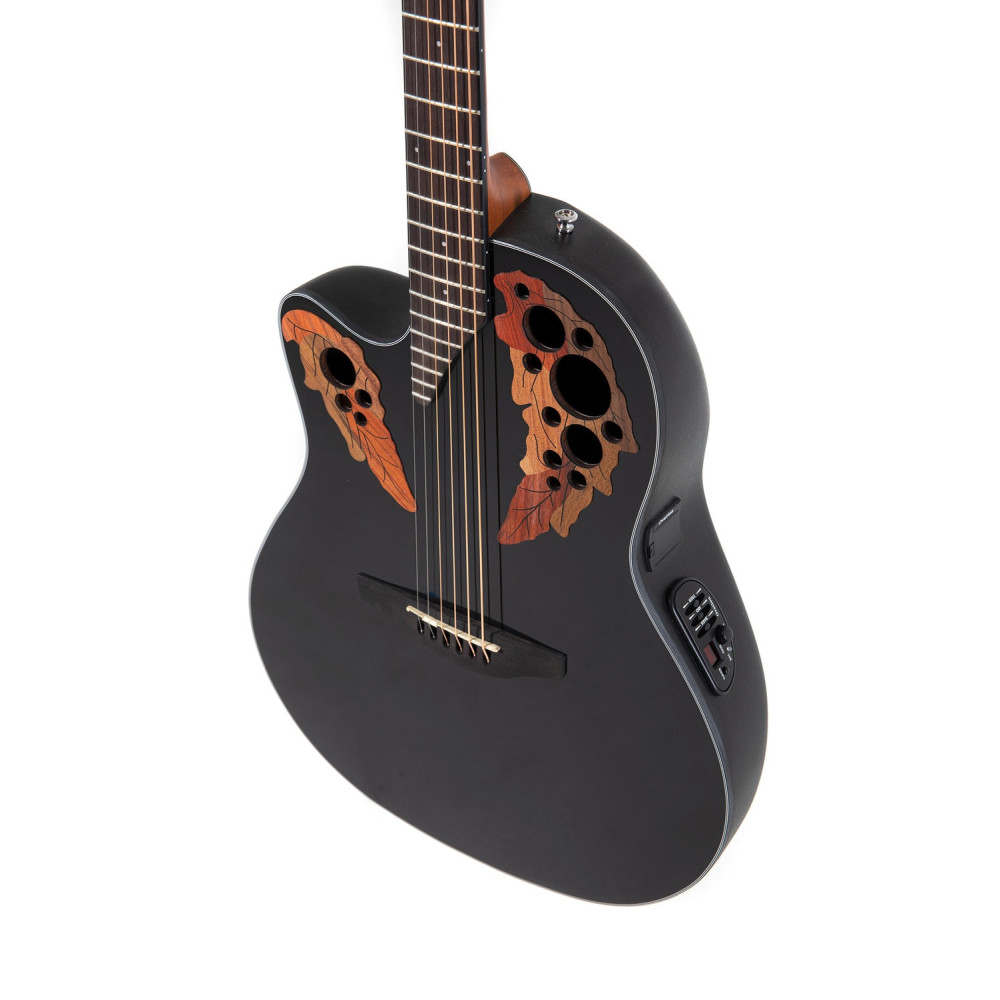 Ovation E – akustická kytara Celebrity Elite Mid Cutaway Černá