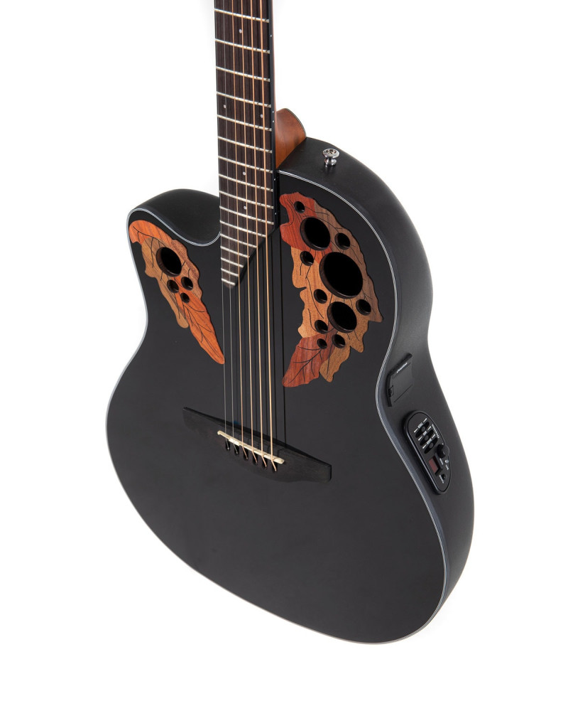 Ovation E – akustická kytara Celebrity Elite Mid Cutaway Černá