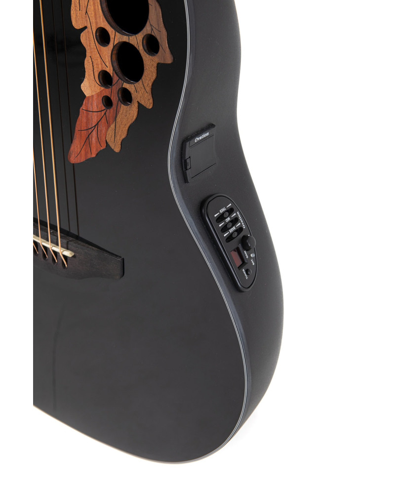 Ovation E – akustická kytara Celebrity Elite Mid Cutaway Černá