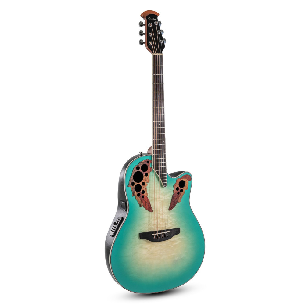 Ovation E – akustická kytara Celebrity Elite Plus Mid Cutaway Mintburst