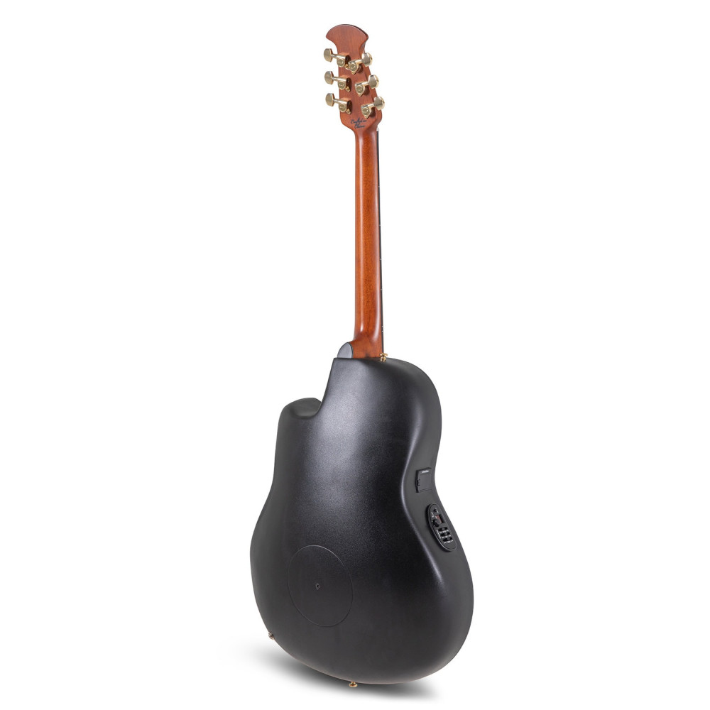 Ovation E – akustická kytara Celebrity Elite Plus Mid Cutaway Natural Spalted Maple
