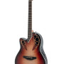 Ovation E – akustická kytara Celebrity Elite Plus Mid Cutaway Lefthand Ruby Burst