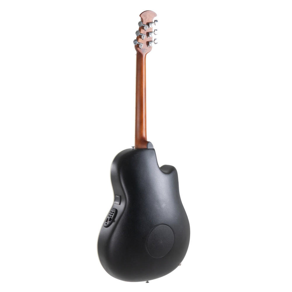 Ovation E – akustická kytara Celebrity Elite Plus Mid Cutaway Lefthand Ruby Burst
