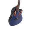 Ovation E – akustická kytara Celebrity Elite Plus Mid Cutaway Blue Transparent Quilt