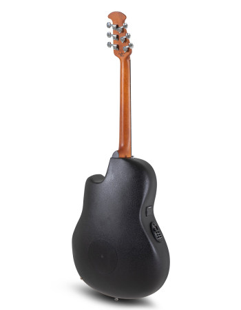 Ovation E – akustická kytara Celebrity Elite Plus Mid Cutaway Blue Transparent Quilt