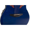 Ovation E – akustická kytara Celebrity Elite Plus Mid Cutaway Blue Transparent Quilt