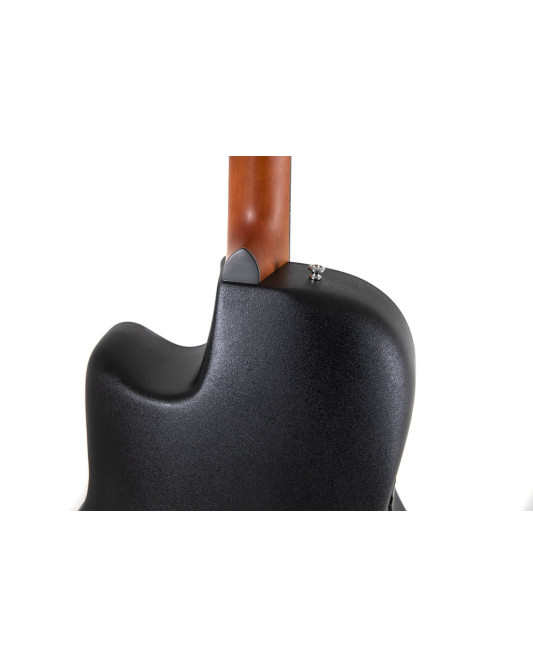 Ovation E – akustická kytara Celebrity Elite Plus Mid Cutaway Blue Transparent Quilt