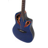Ovation E – akustická kytara Celebrity Elite Plus Mid Cutaway Blue Transparent Quilt