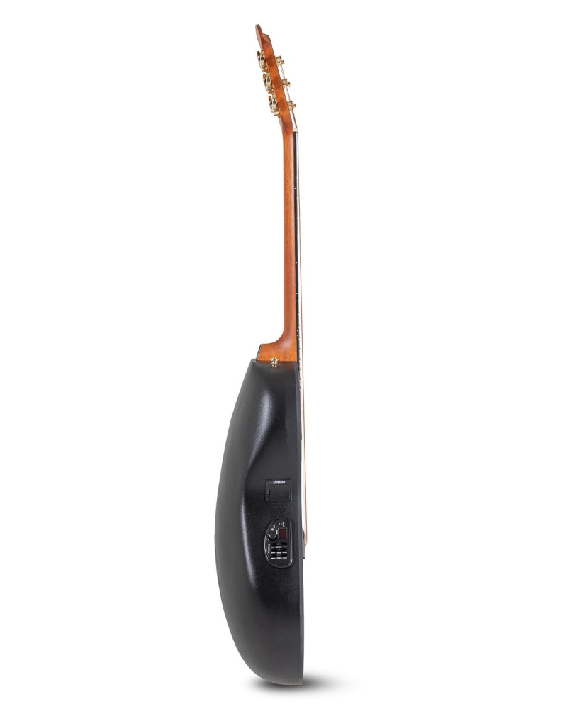 Ovation E – akustická kytara Celebrity Elite Plus Mid Cutaway Figured Koa