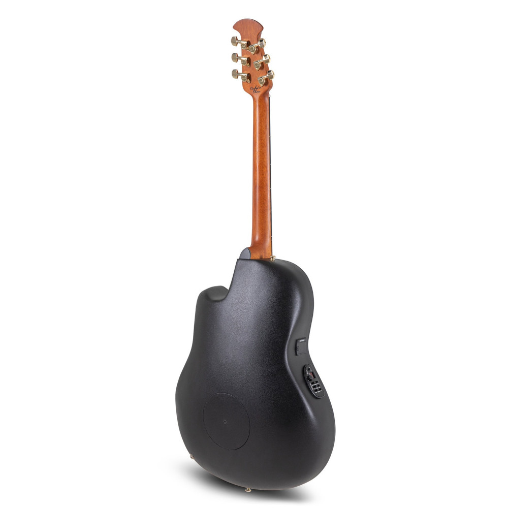Ovation E – akustická kytara Celebrity Elite Plus Mid Cutaway Figured Koa