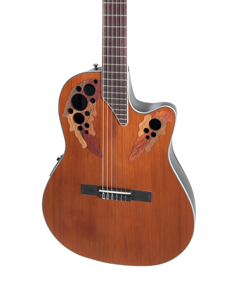 Ovation E-akustická, klasická kytara Celebrity MS Classic Nylon Natural Gloss