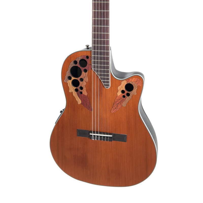 Ovation E-akustická, klasická kytara Celebrity MS Classic Nylon Natural Gloss