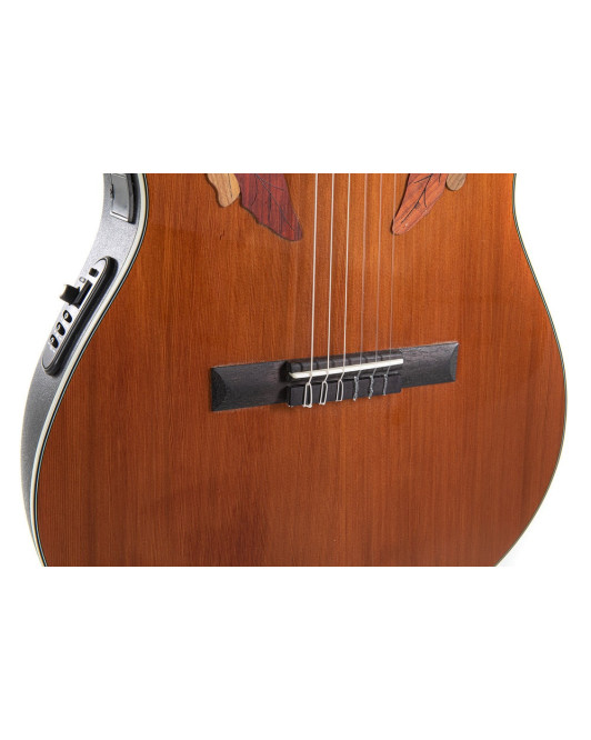 Ovation E-akustická, klasická kytara Celebrity MS Classic Nylon Natural Gloss