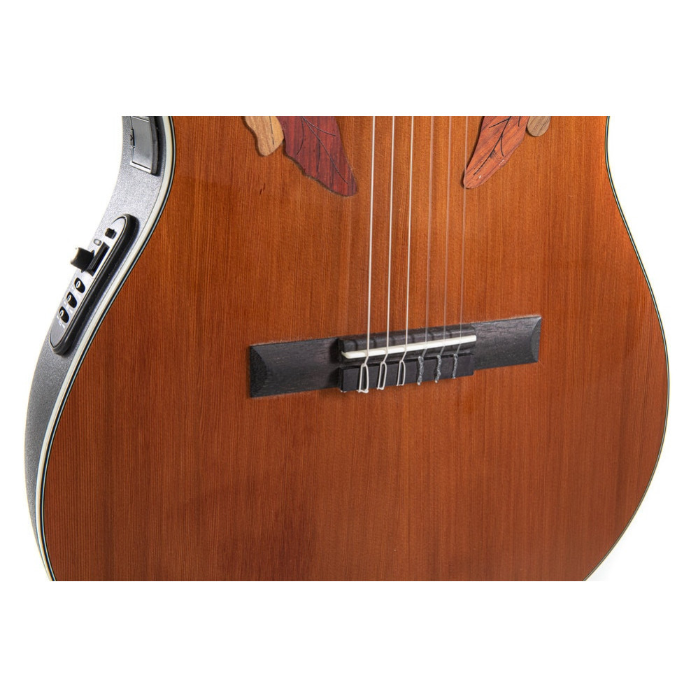 Ovation E-akustická, klasická kytara Celebrity MS Classic Nylon Natural Gloss