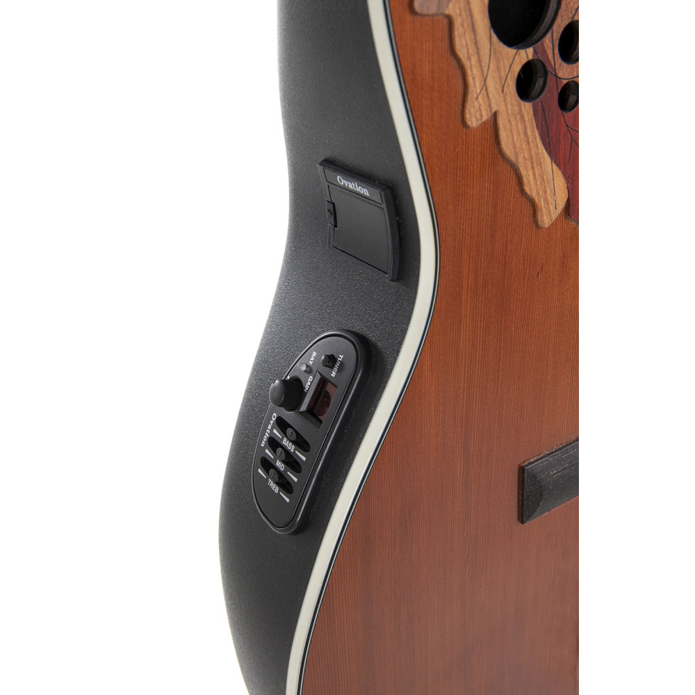 Ovation E-akustická, klasická kytara Celebrity MS Classic Nylon Natural Gloss