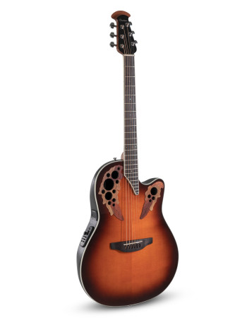 Ovation E – akustická kytara Celebrity Elite Super Shallow Cutaway Sunburst
