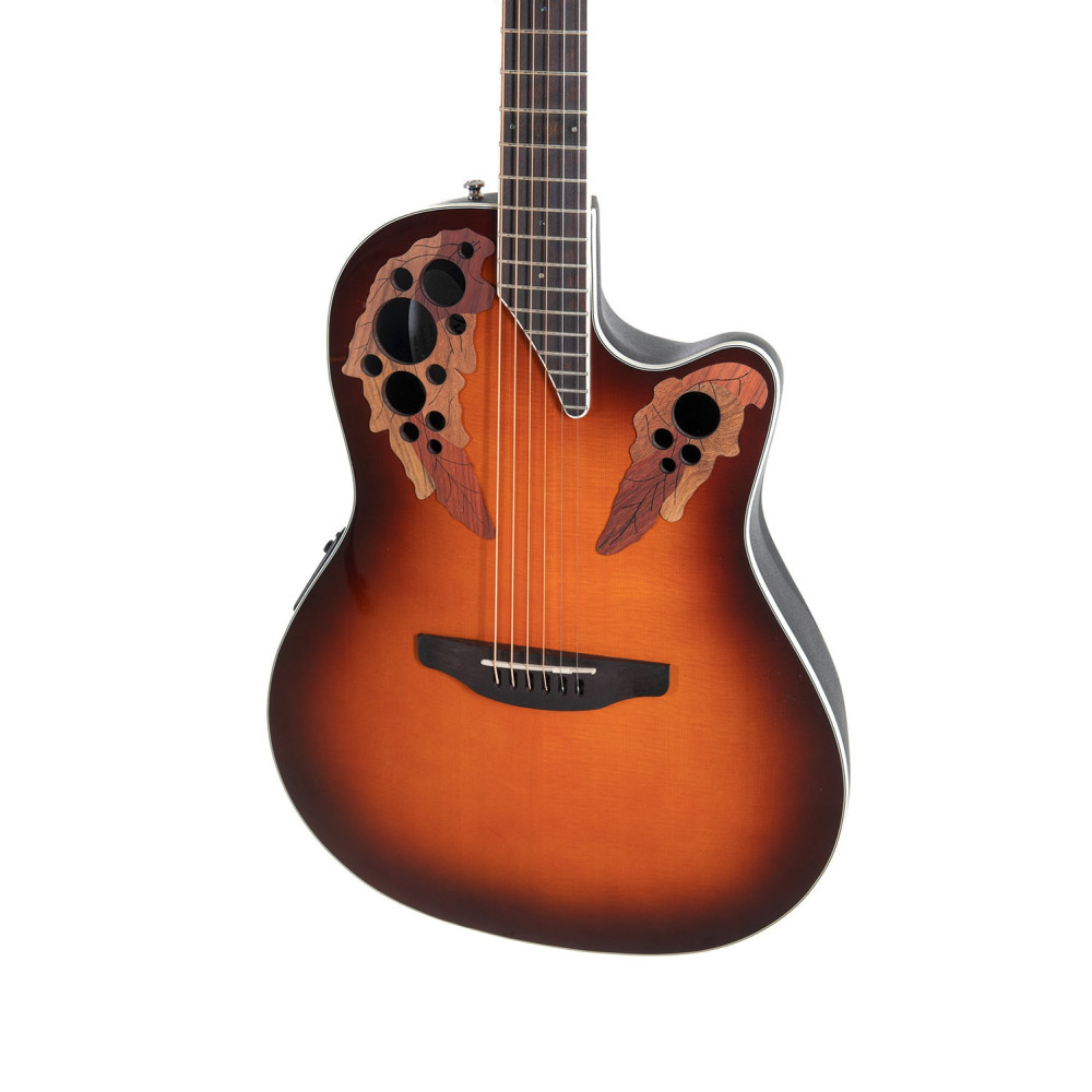 Ovation E – akustická kytara Celebrity Elite Super Shallow Cutaway Sunburst