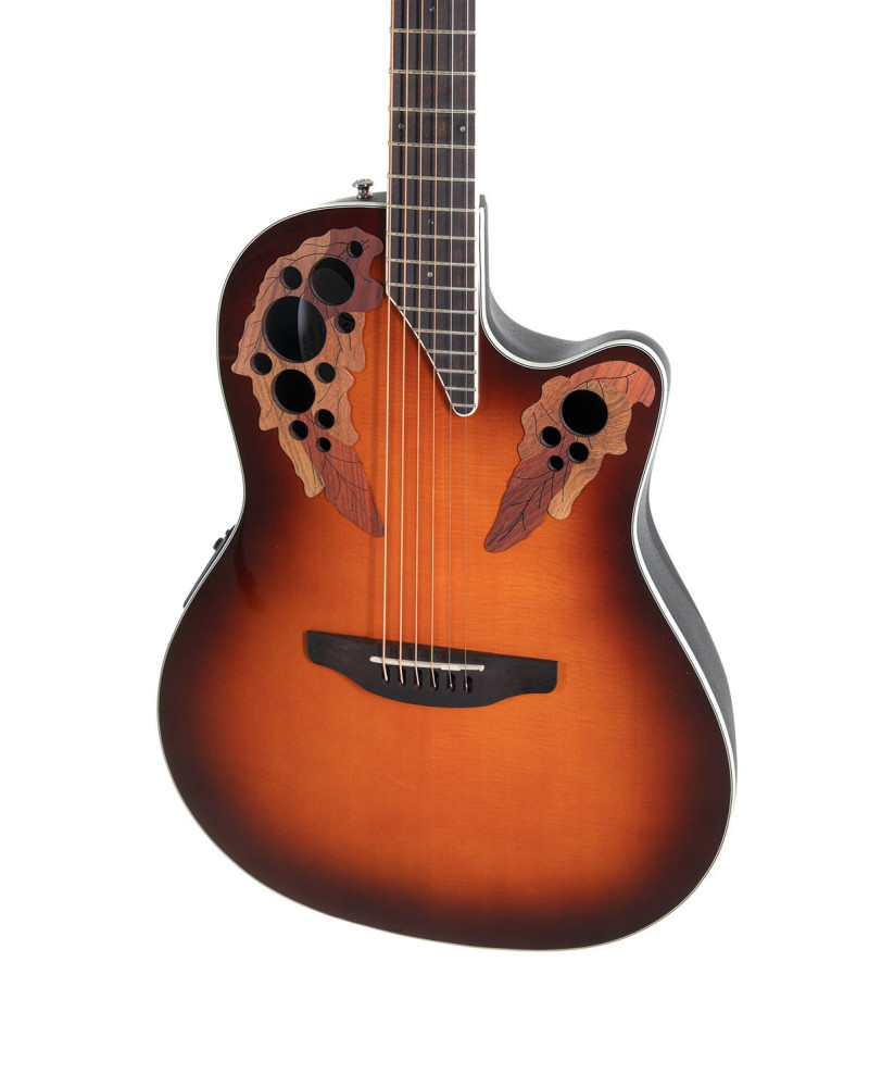 Ovation E – akustická kytara Celebrity Elite Super Shallow Cutaway Sunburst