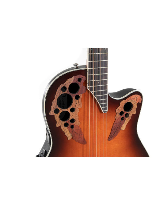 Ovation E – akustická kytara Celebrity Elite Super Shallow Cutaway Sunburst