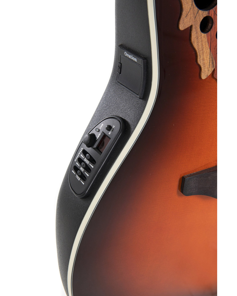 Ovation E – akustická kytara Celebrity Elite Super Shallow Cutaway Sunburst