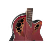 Ovation E – akustická kytara Celebrity Elite Super Shallow Cutaway Ruby Red