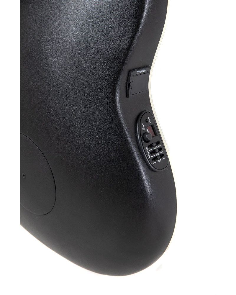 Ovation E – akustická kytara Celebrity Elite Super Shallow Cutaway Ruby Red