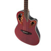 Ovation E – akustická kytara Celebrity Elite Super Shallow Cutaway Ruby Red